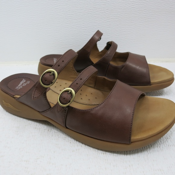 Dansko Oil Tanned Leather Strap Sandals Demi 41 - Picture 2 of 6